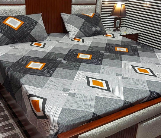 🌙 Cozy Cotton Double Bed Sheets – Soft, Comfortable & Complete Set