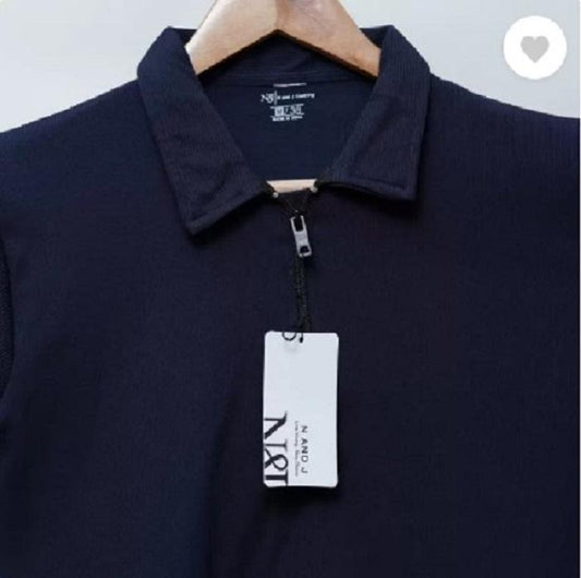 Men’s Premium Cotton Round Neck Shirt – Classic Plain Style (S-XL)
