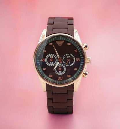 ✨ "Luxury Men’s Stainless Steel Watch – Iconic Style + FREE Delivery"