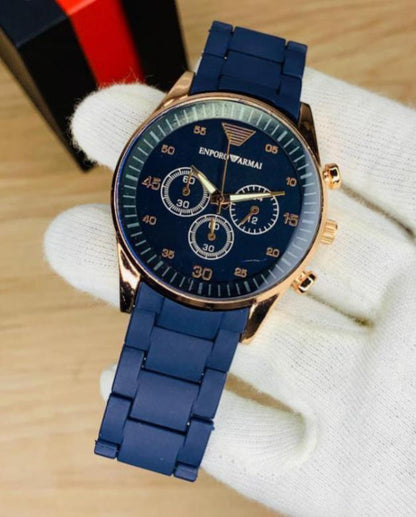 ✨ "Luxury Men’s Stainless Steel Watch – Iconic Style + FREE Delivery"