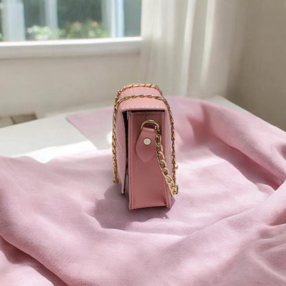 ✨ "Cute Pink Printed Crossbody Bag – Multipurpose Style + FREE Delivery"
