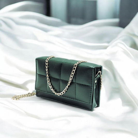 ✨ "Trendy Green Printed Crossbody Bag – Multipurpose Style + FREE Delivery"
