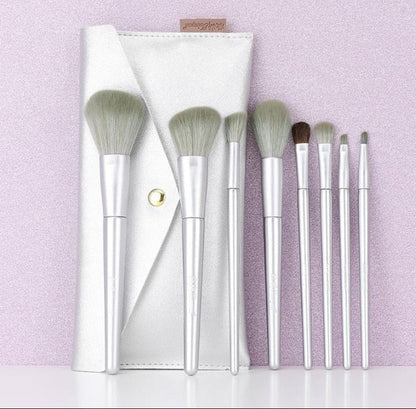 2-in-1 Reusable Makeup Brush Set for Perfect Blending & Contouring