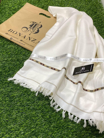 Elegant Brown Wool Shawl – Soft, Cozy & Classic Plain Design